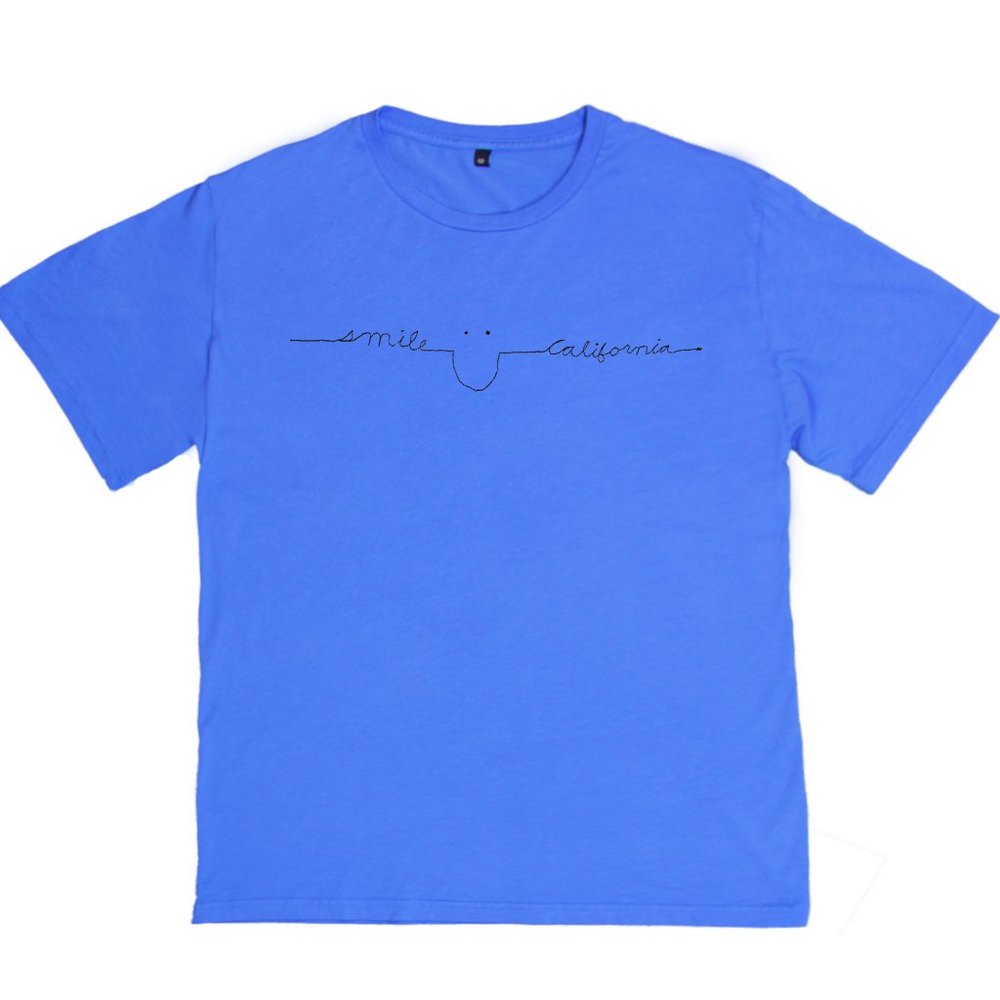 Child Smile California Organic Cotton Tee in Ocean Blue